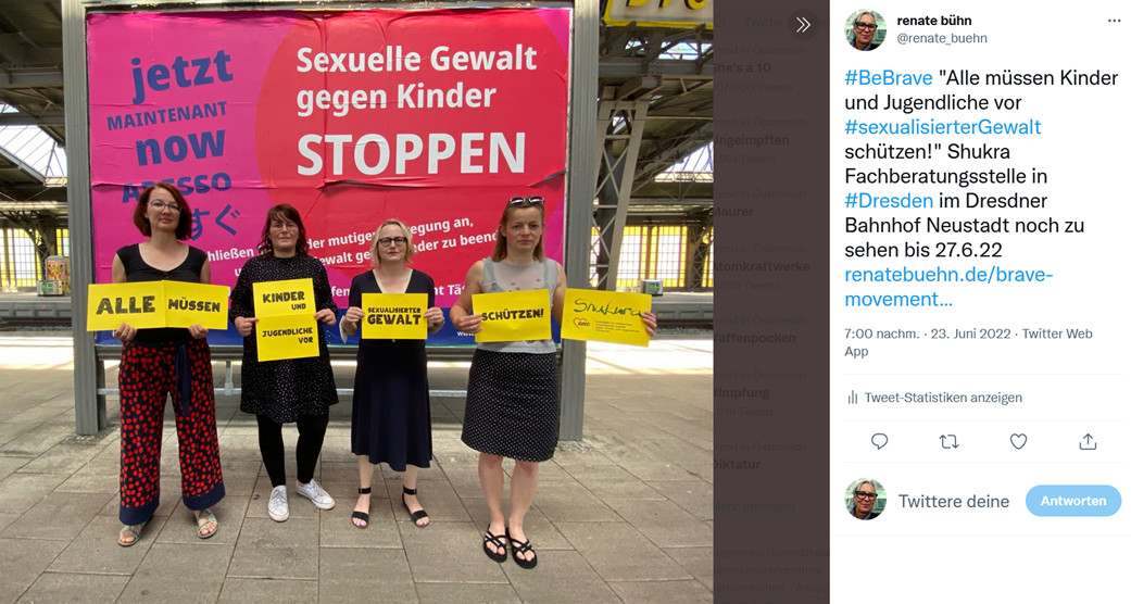 Bahnhof Neustadt Plakataktion